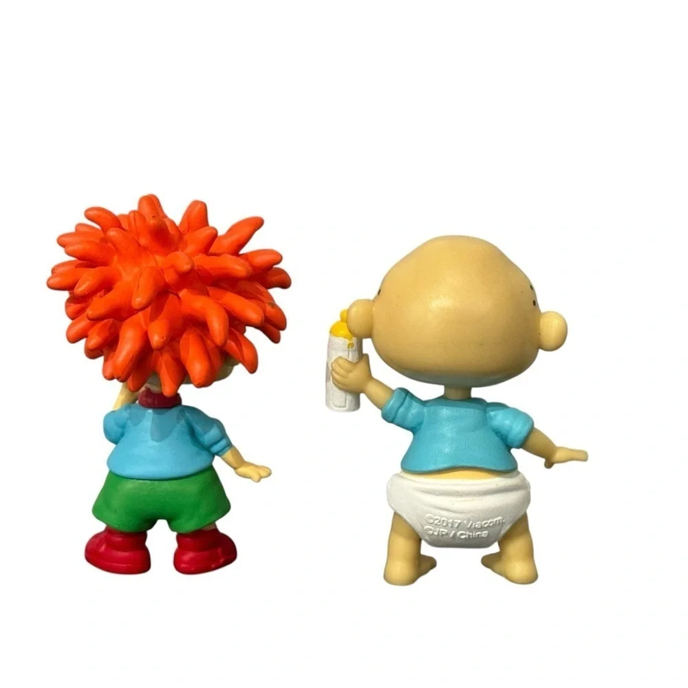 Nickelodeon’s Rugrats 90’s Tommy Pickles & Chuckie 2” PVC Toy Figures